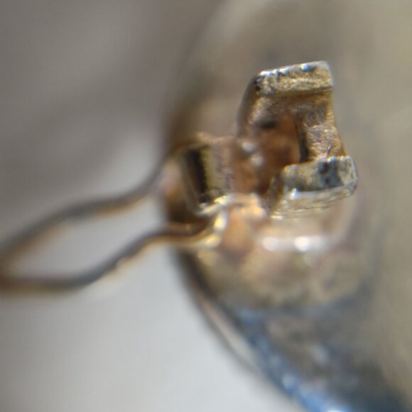 Oval Mother Pearl Scarf Clip Pony Tail  Hair Cover Vintage Secure Hinge Closure - Picture 13 of 16